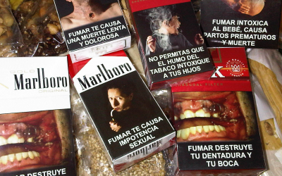 Efecto de las advertencias en las cajetillas de cigarro